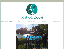 Tablet Screenshot of joshualewis.com